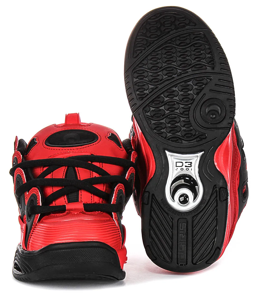 All-Purpose Wear Osiris D3 2001 In Red Black For Men