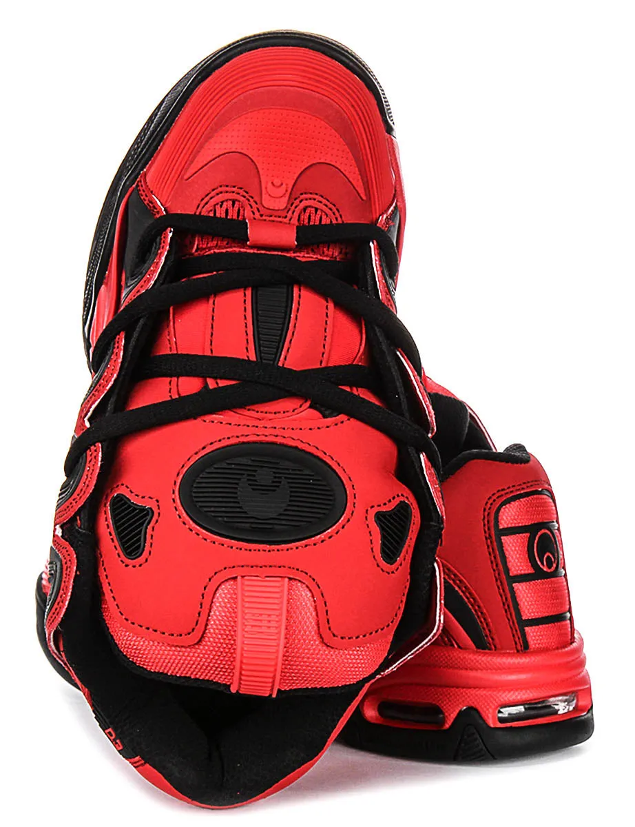 All-Purpose Wear Osiris D3 2001 In Red Black For Men