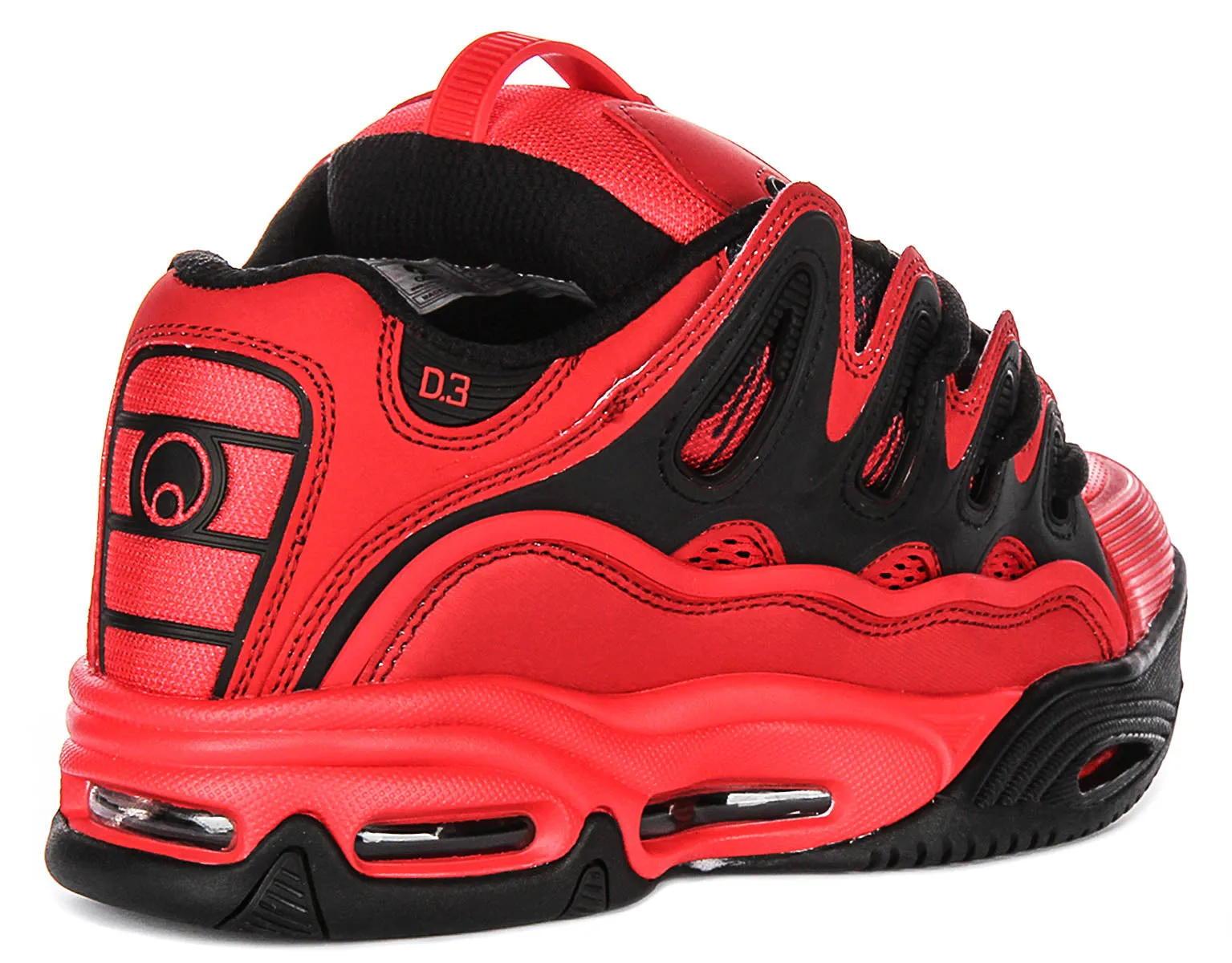 All-Purpose Wear Osiris D3 2001 In Red Black For Men
