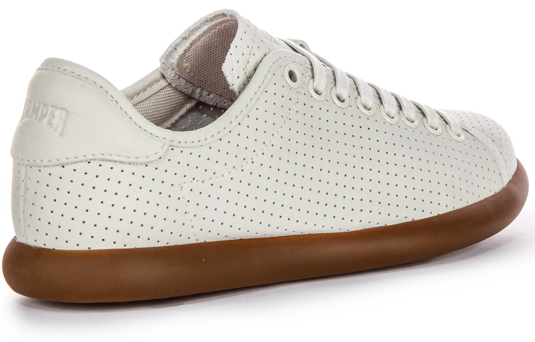All Season Camper Pelotas Soller In White Trainers