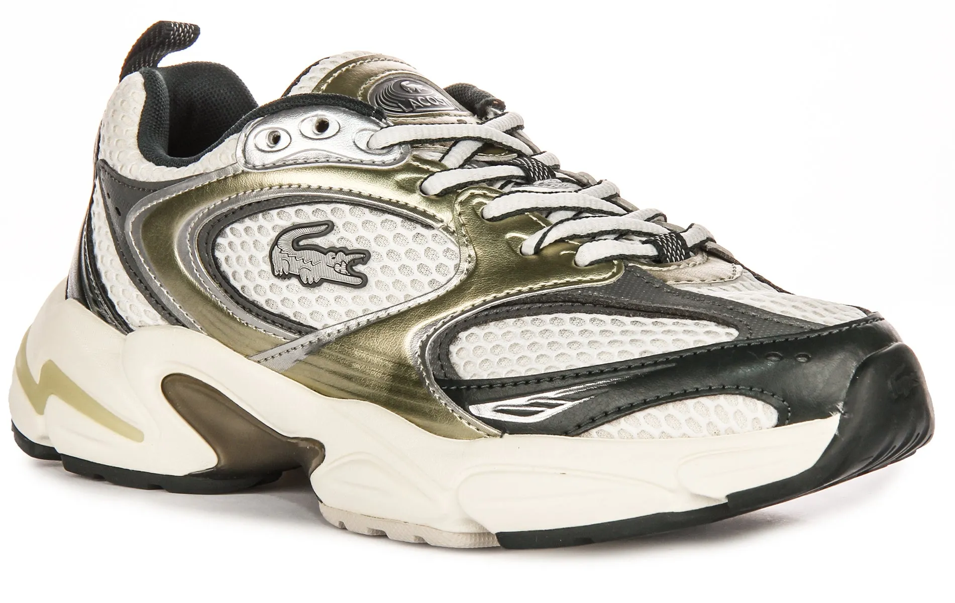 Lacoste Storm 96 2K In Off White For Women Foot Arch Calorie burn