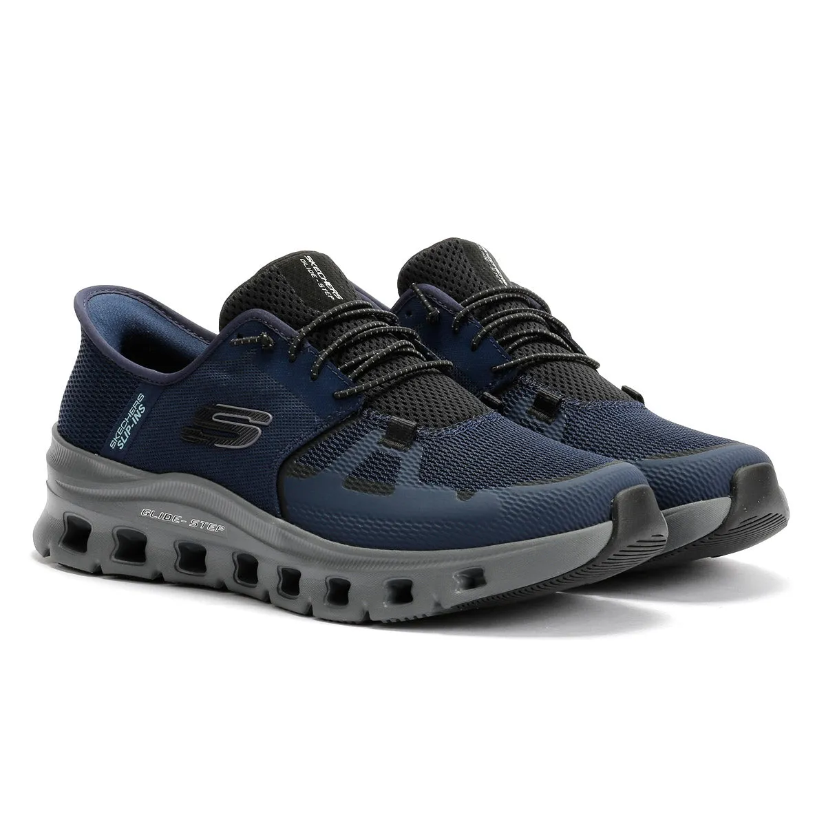 Skechers Glide-Step Pro Men's Navy Trainers Easy Maintenance
