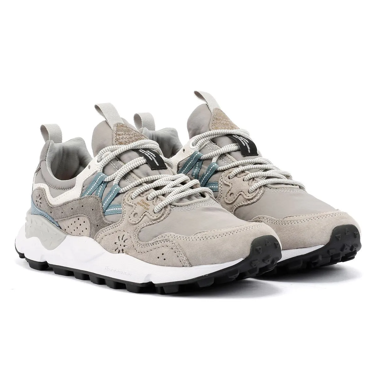 Breath Control Flower Mountain Yamano 3 Grey Trainers