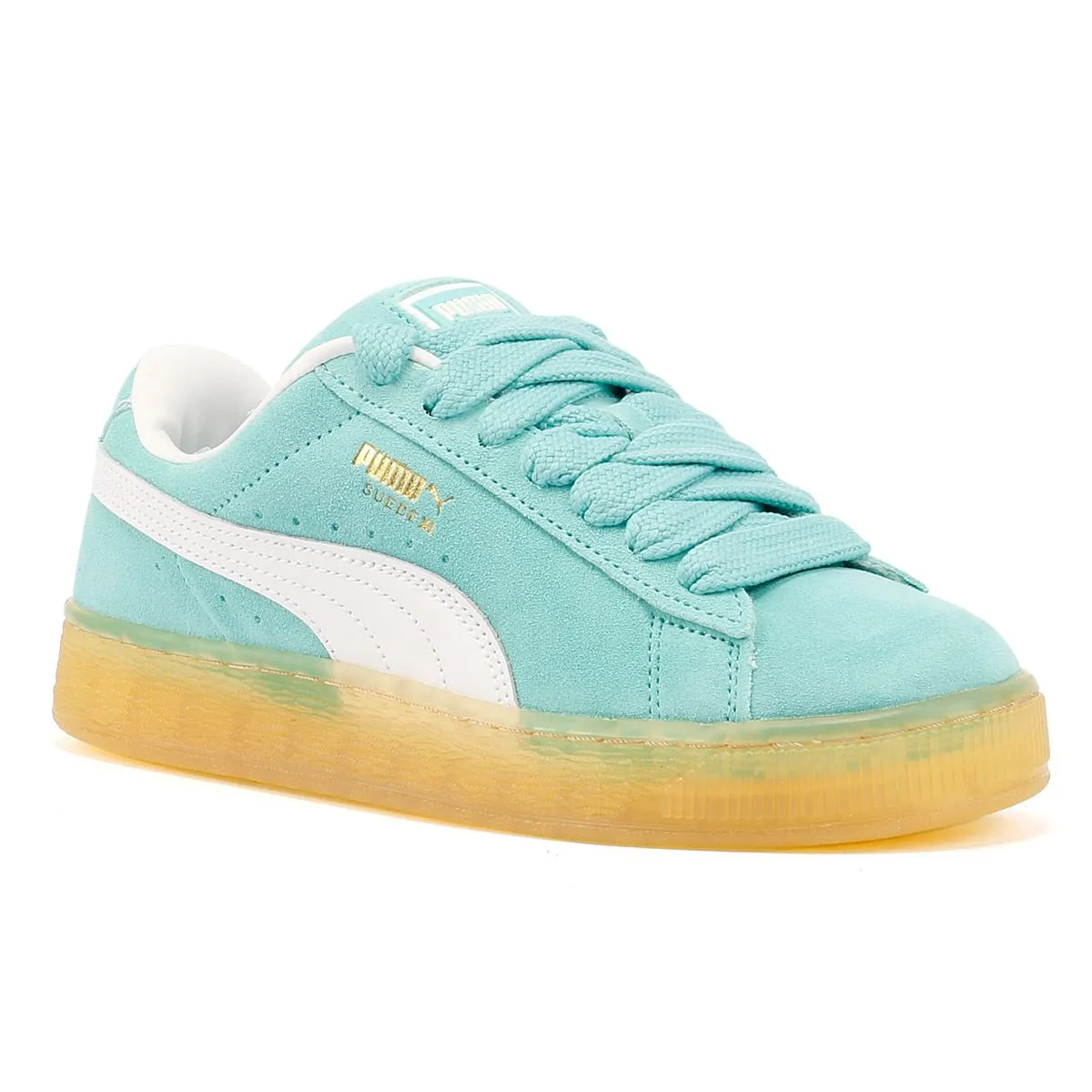 All-Weather Design Puma Suede XL Suede Aquatic/White Trainers