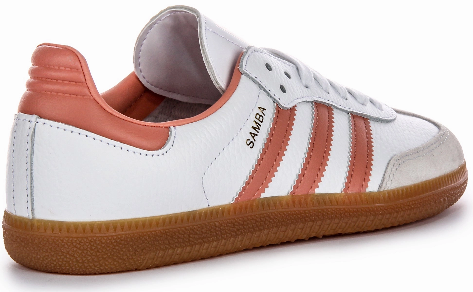 All - surface use Adidas Samba OG In White Pink For Women