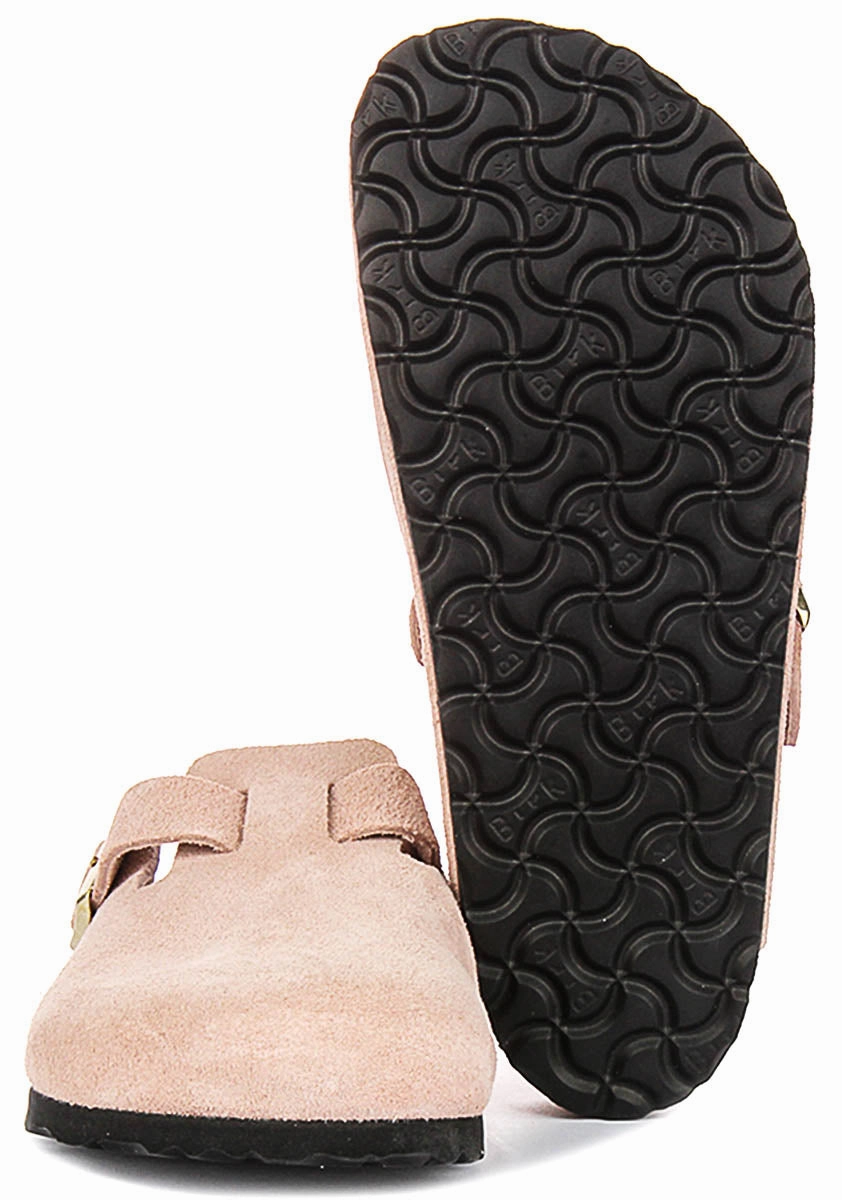 all - terrain Birkenstock Boston BS In Rose | Regular Fit