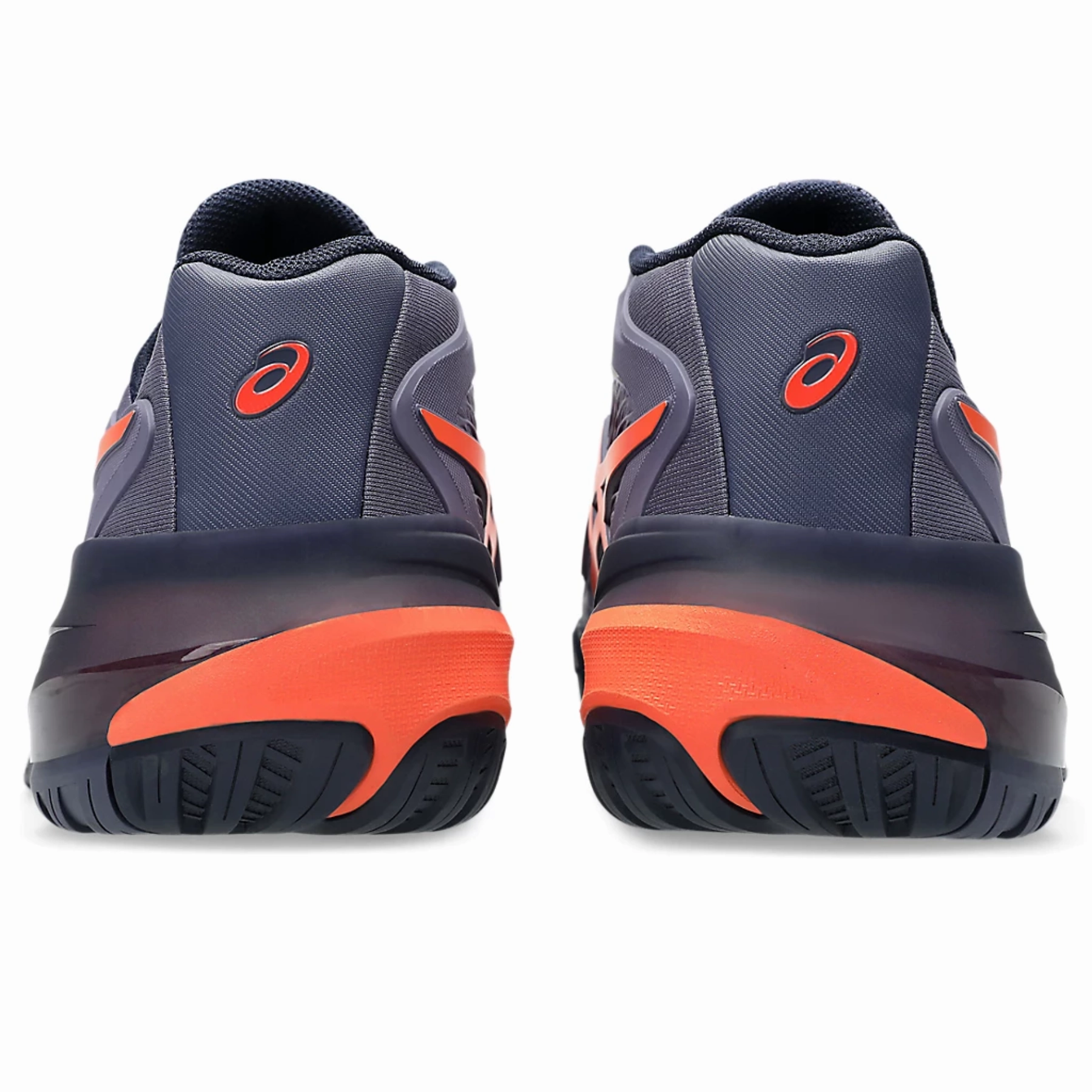 All Day Comfort Asics Gel Resolution X Wide 2E Men Tennis Shoes - Greyish Purple/Nova Orange