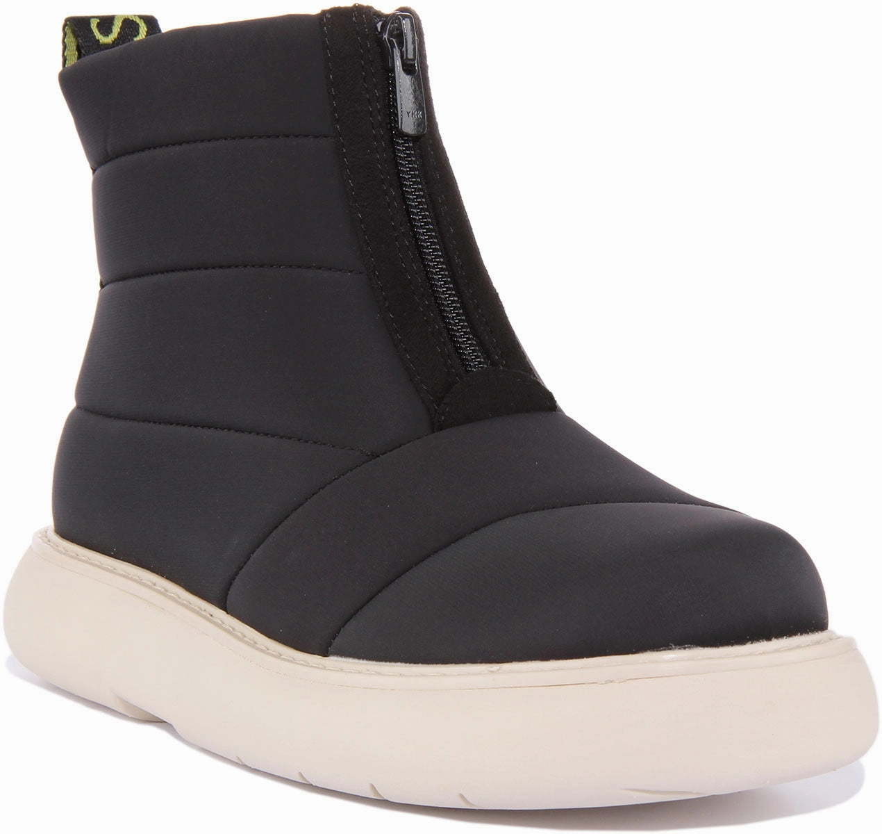Daily Casual Relax Ready Slip Toms Puffer Boot In Black For Women