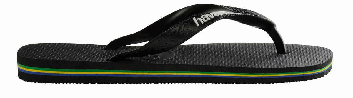 All Day Steps Vibe Havaianas Brasil Logo In Black