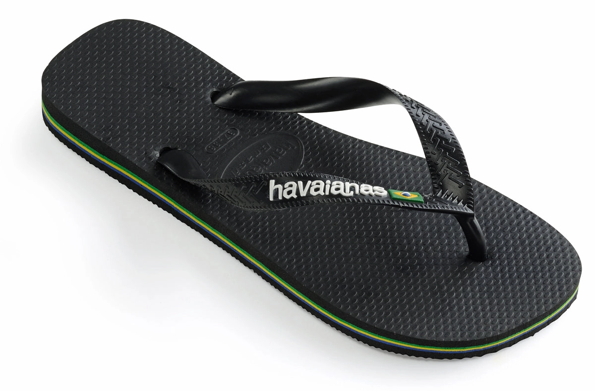 All Day Steps Vibe Havaianas Brasil Logo In Black