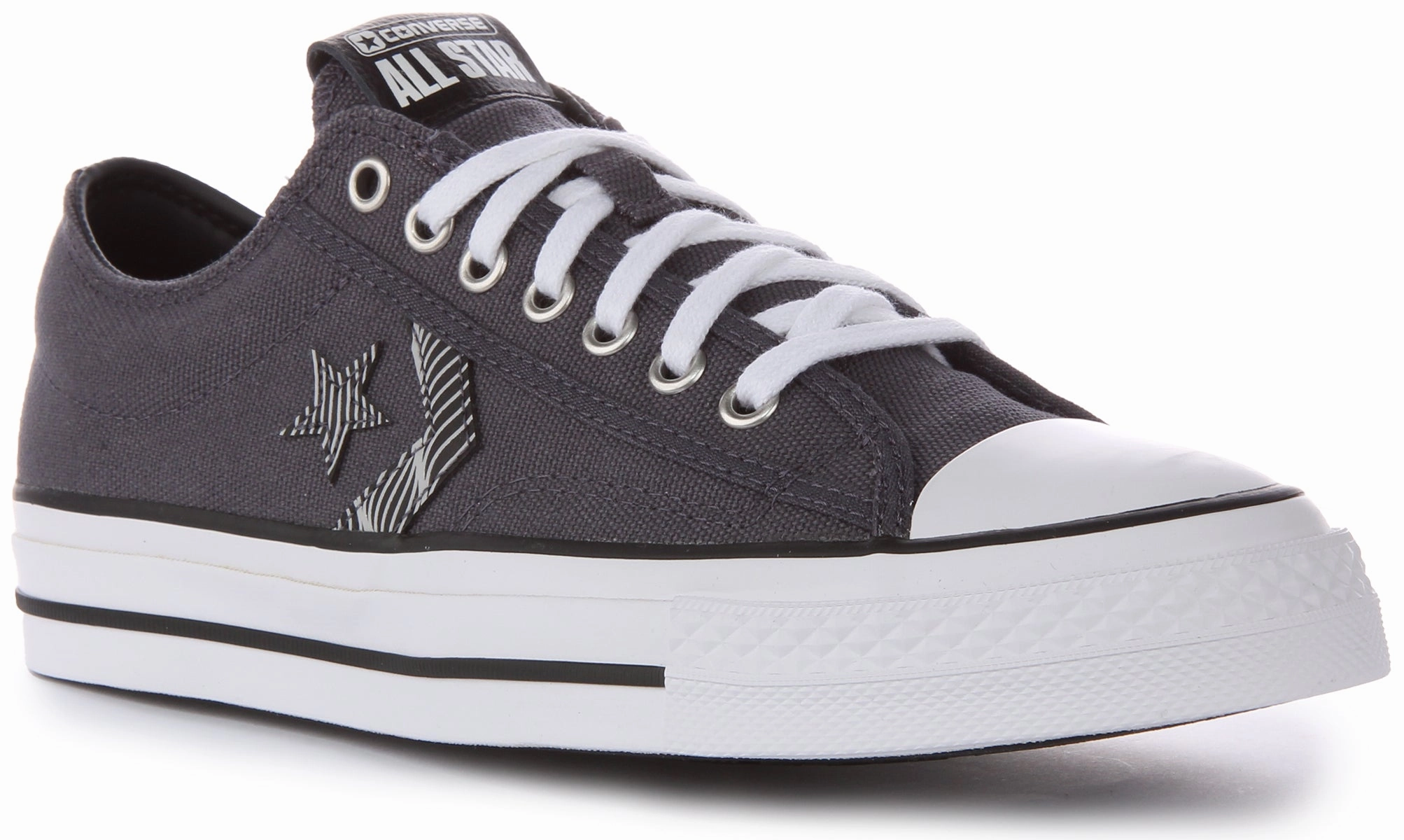 Wide Range Converse A07995C Star Player 76 In Grey White