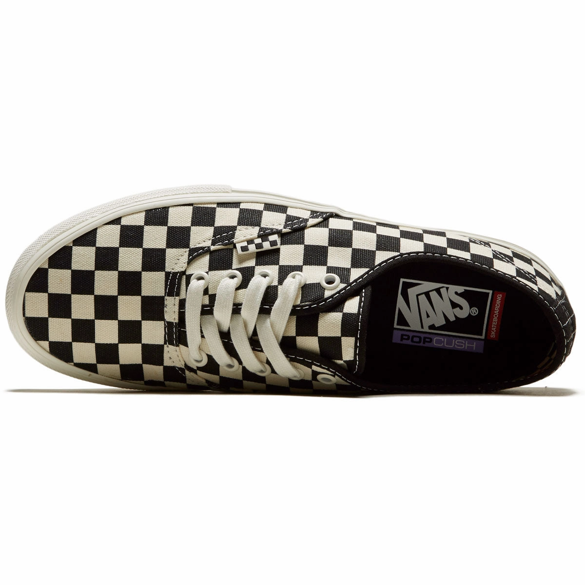 All weather Vans Skate Authentic Shoes - Checkerboard Marshmallow