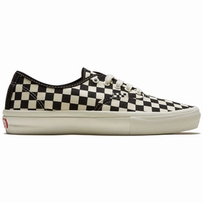 Street Walk Vans Skate Authentic Shoes - Checkerboard Marshmallow