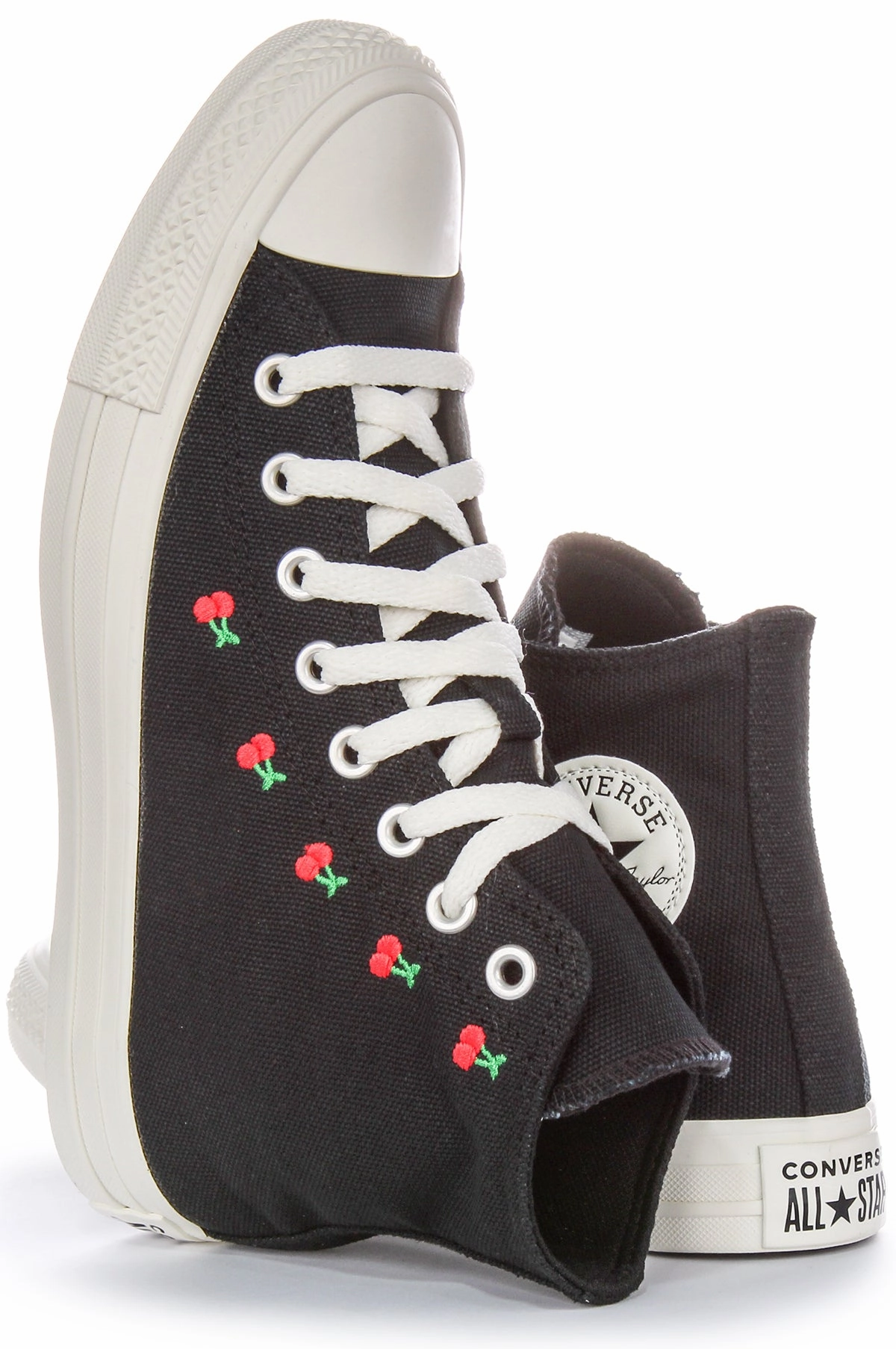 All-Weather Wear Converse All Star Cherries A08142C In Black Red For Women