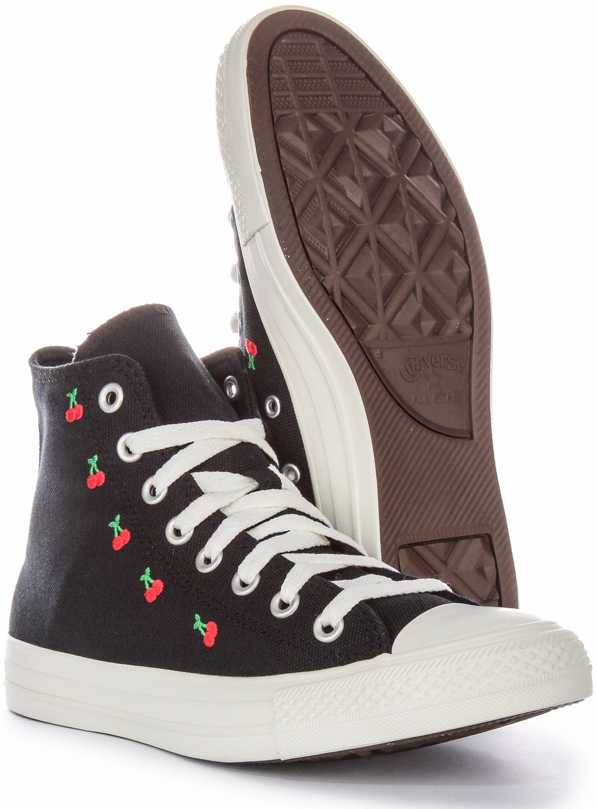 All-Weather Wear Converse All Star Cherries A08142C In Black Red For Women