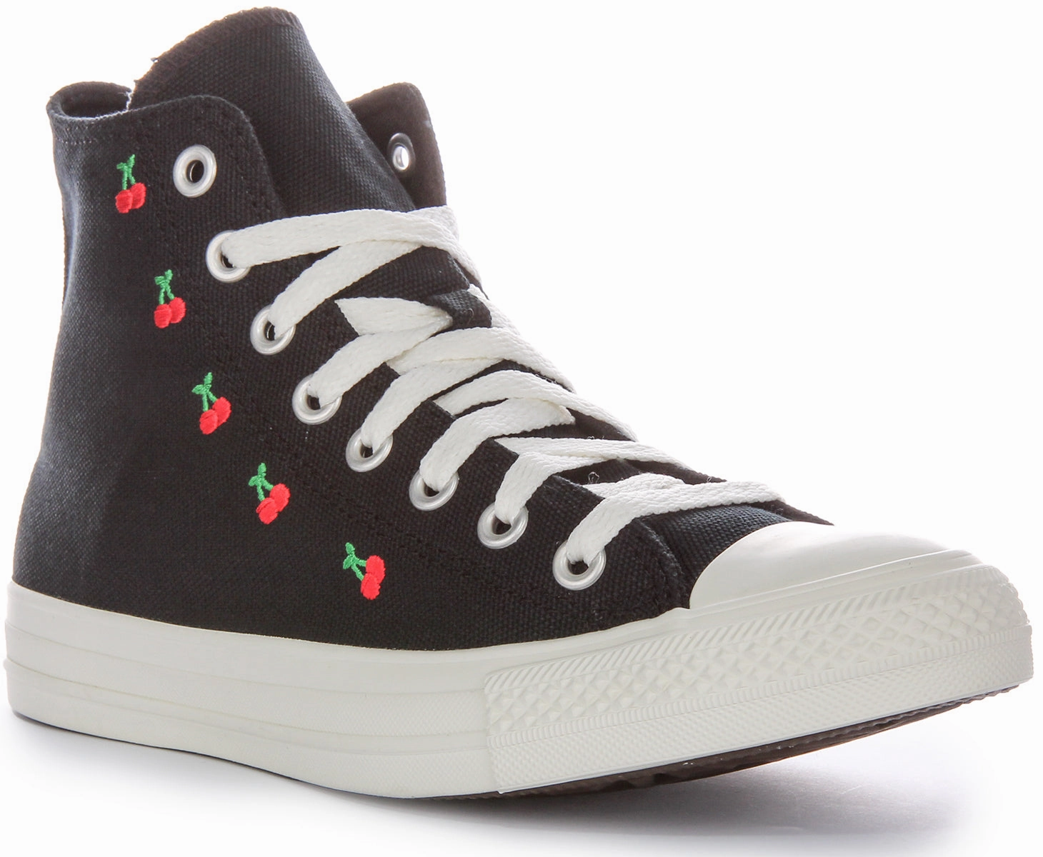 Converse All Star Cherries A08142C In Black Red For Women Fashion-Ready