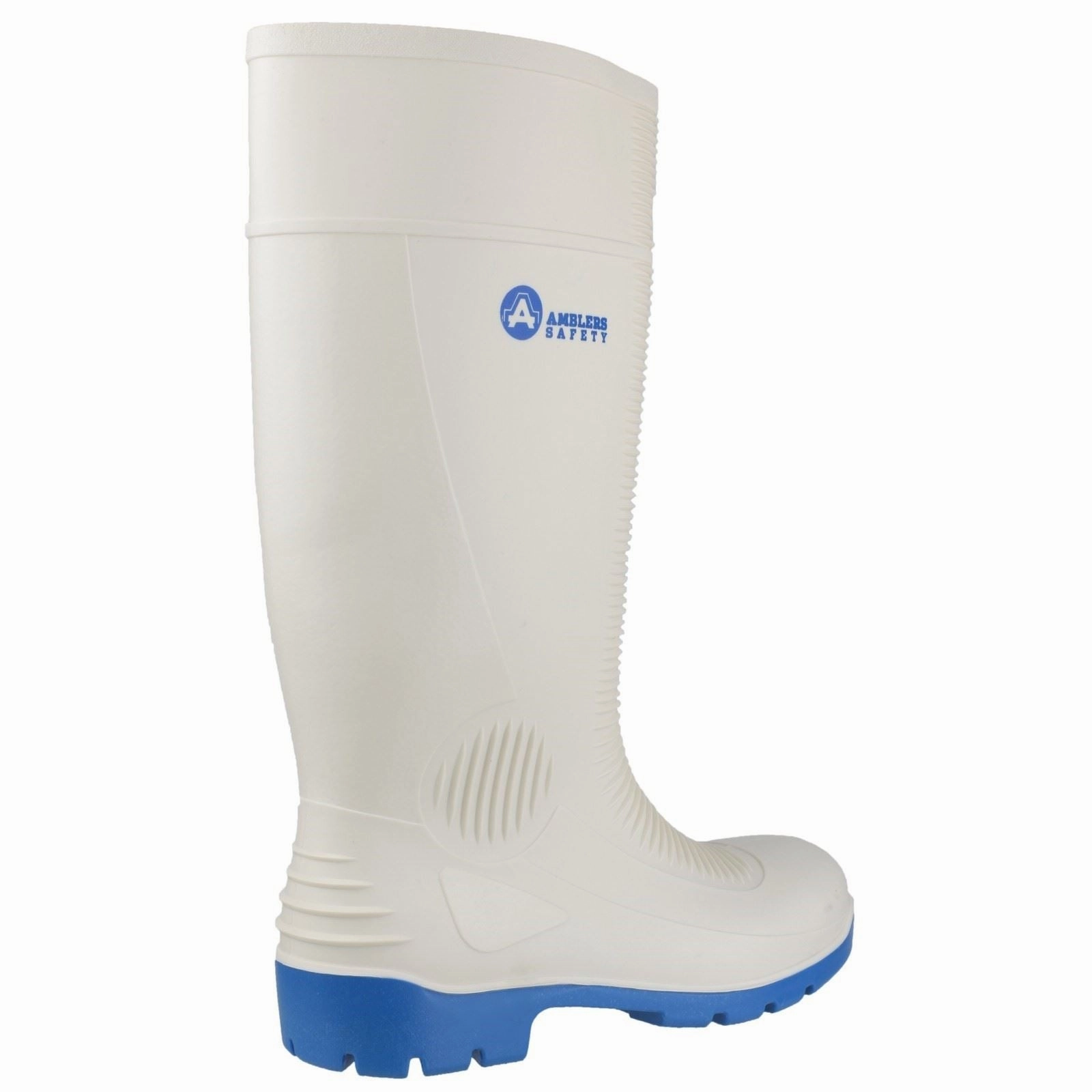 Amblers Safety FS98 PVC/Nitrile Rubber White Wellington Boots Rain Trek