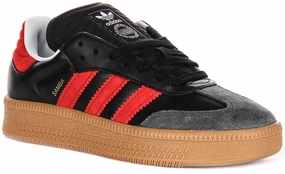 balance balls matte - finish - design shoes Adidas Samba XLG J In Black Red For Youth