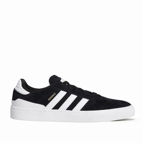 Adidas Busenitz Vulc II Black/White/Gum Narrow logo - buckled shoes