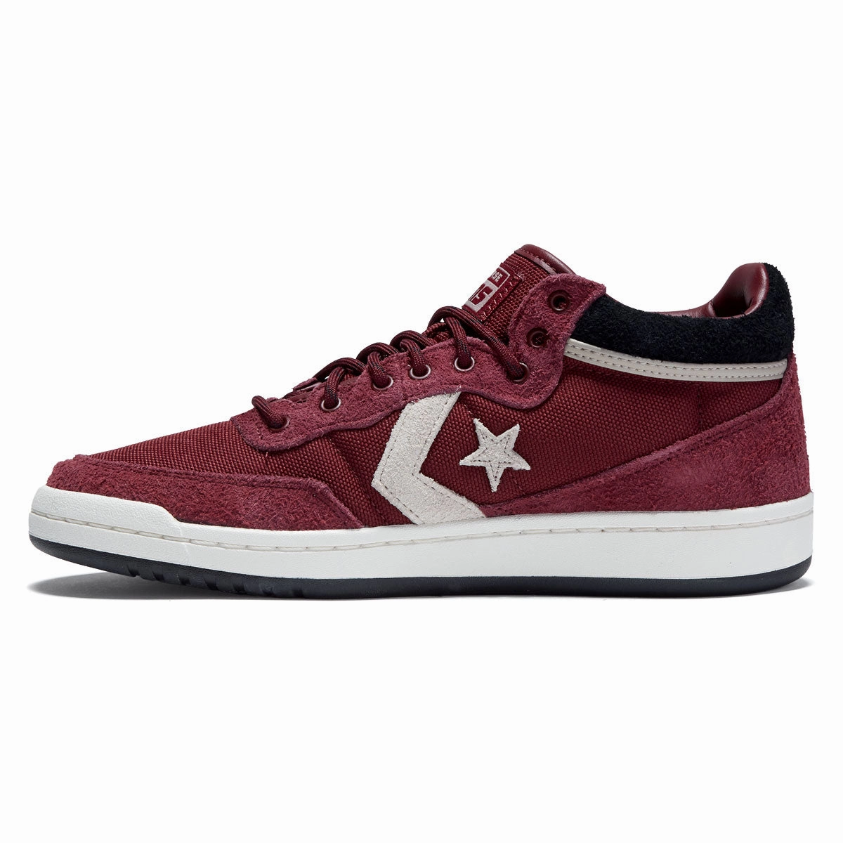 Ankle Form Converse Fastbreak Pro Mid Shoes - Deep Bordeaux/Papyrus/Egret