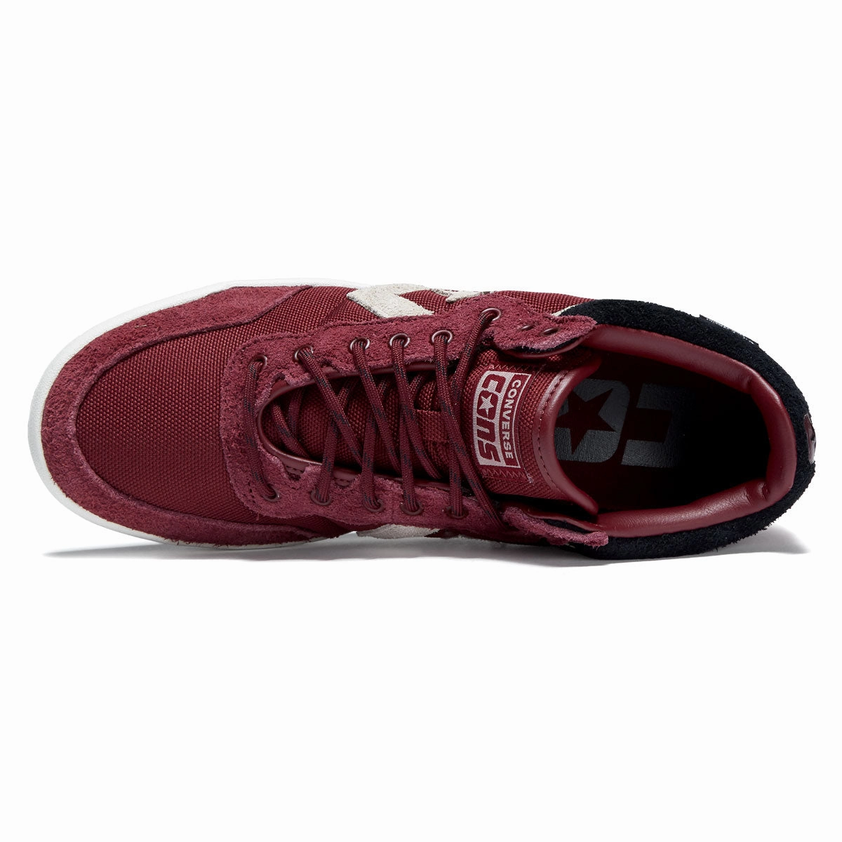 Ankle Form Converse Fastbreak Pro Mid Shoes - Deep Bordeaux/Papyrus/Egret