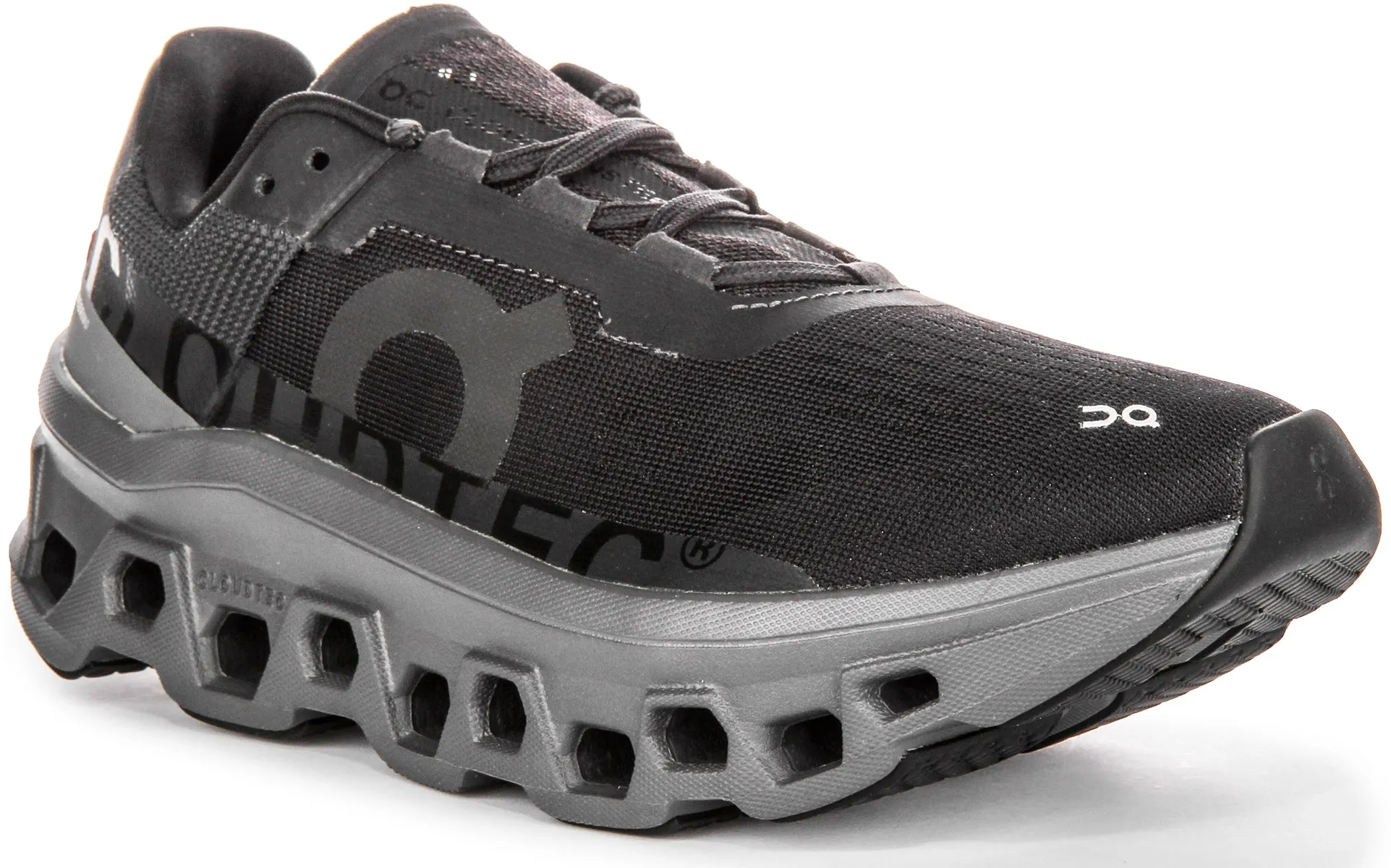 On Running Cloudmonster In Black For Women Leg support Stamina boost