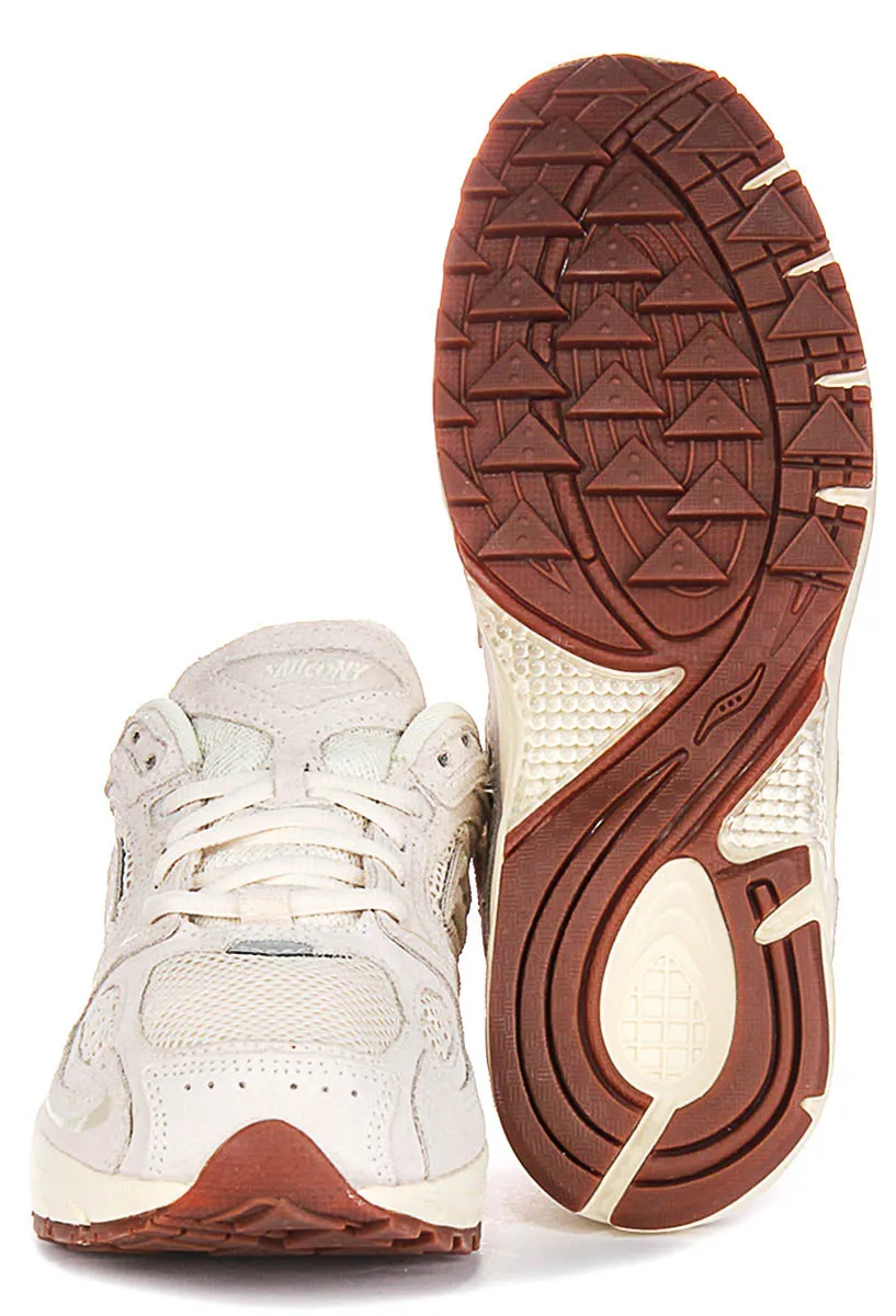 Anti Aging Saucony Grid Jazz 9 In Ivory