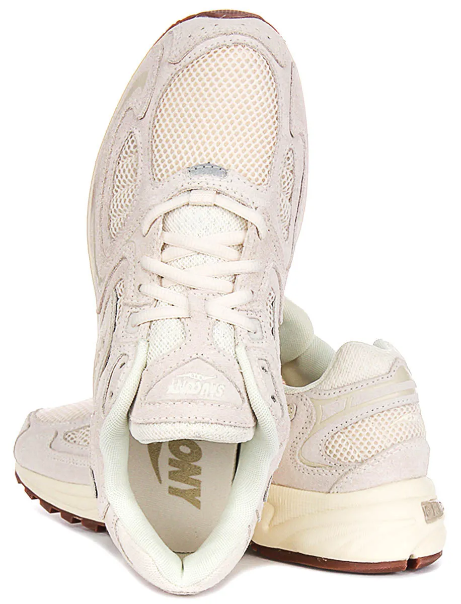 Anti Aging Saucony Grid Jazz 9 In Ivory