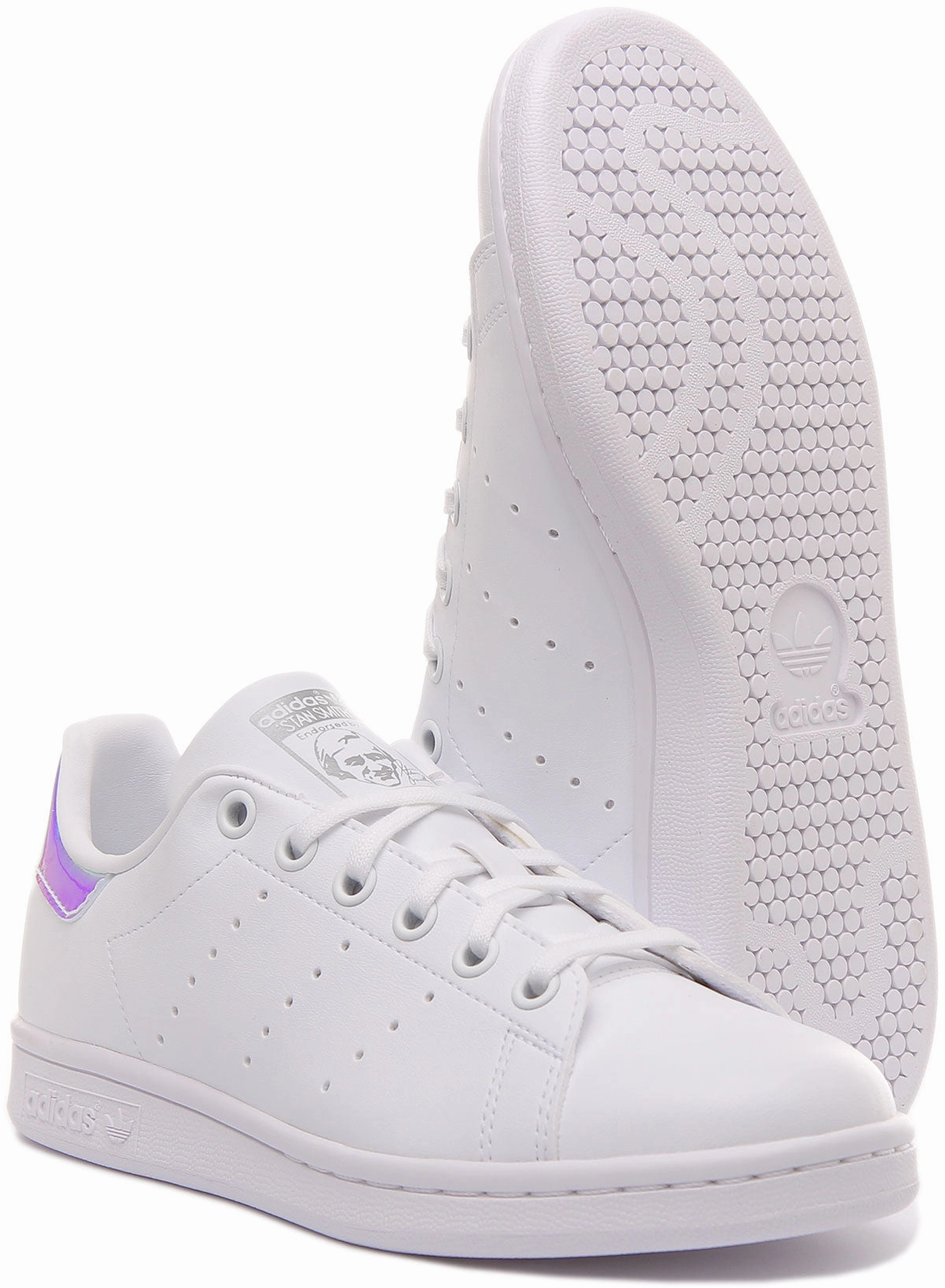 Anti Abrasion Quality Adidas Stan Smith J In White Multi For Junior
