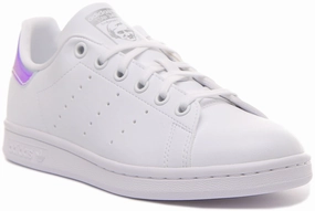 City Streets Adidas Stan Smith J In White Multi For Junior
