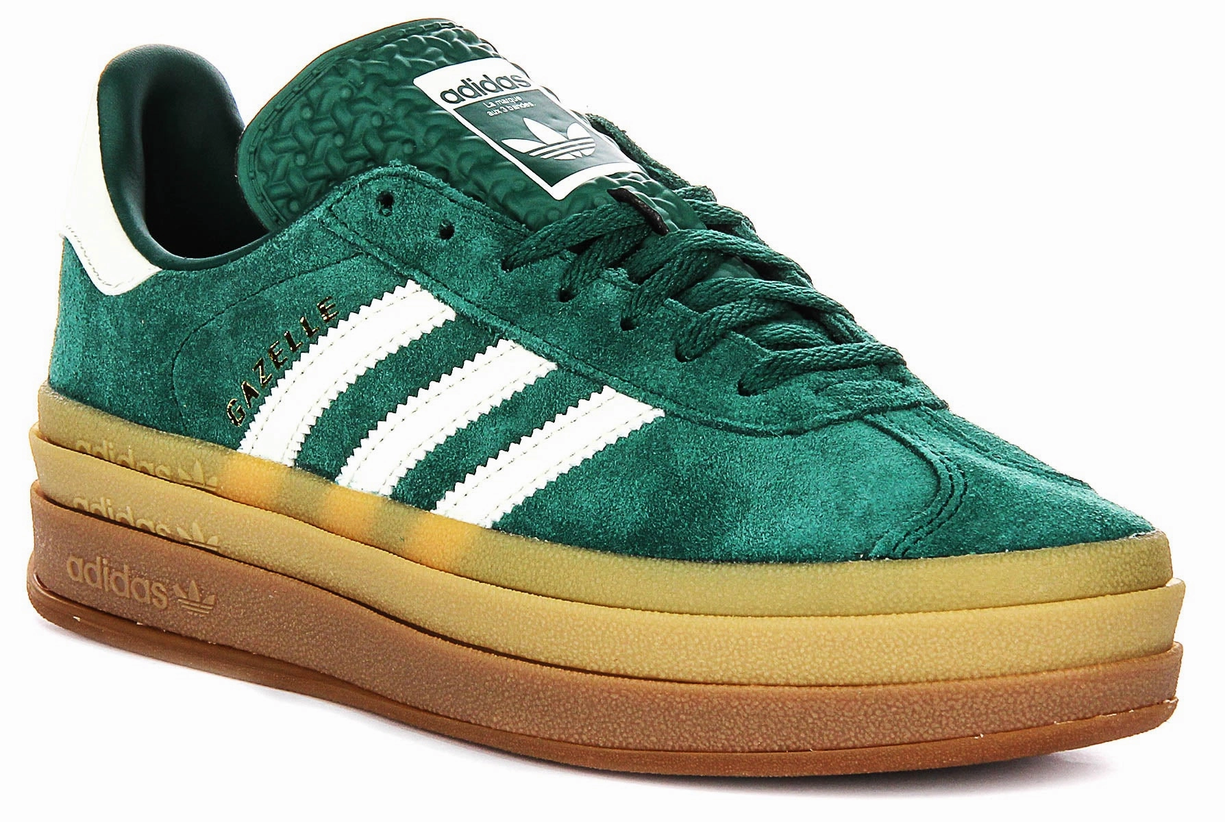 Adidas Gazelle Bold W In Green For Women Classic Cushioned Comfort