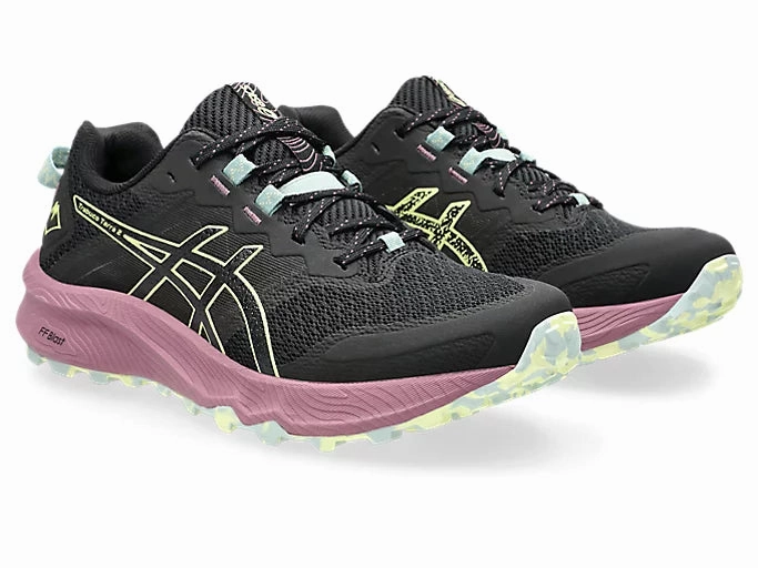 Anti Odor Lining ASICS Trabuco Terra 2 (Black/Huddle Yellow) Womens