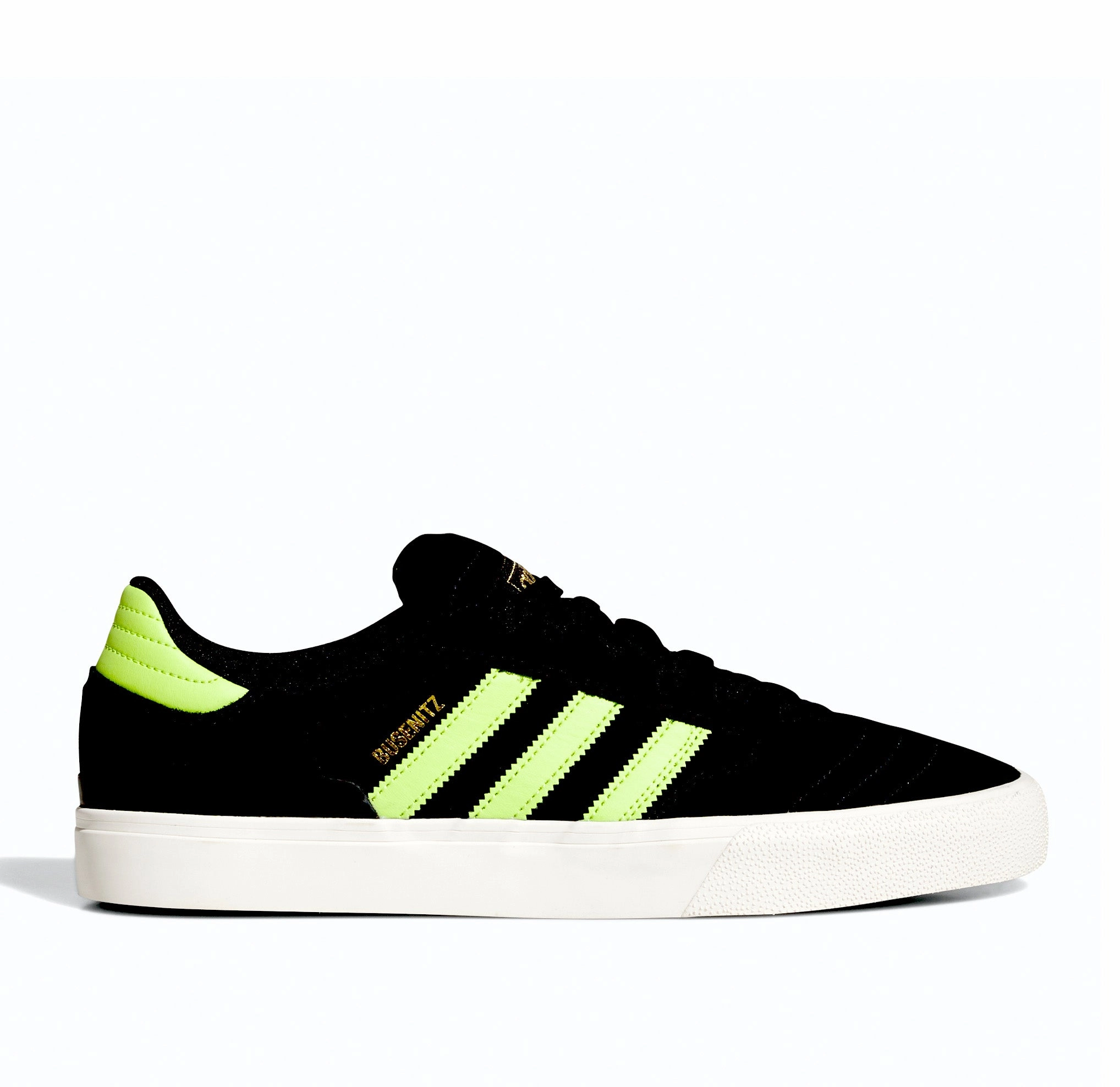 Anti Slip Feature Adidas Busenitz Vulc II Black/Lime/Gold