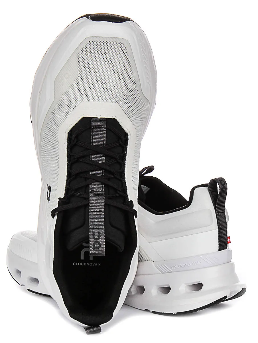 Arch Balance On Running Cloudnova X In White Black For Men