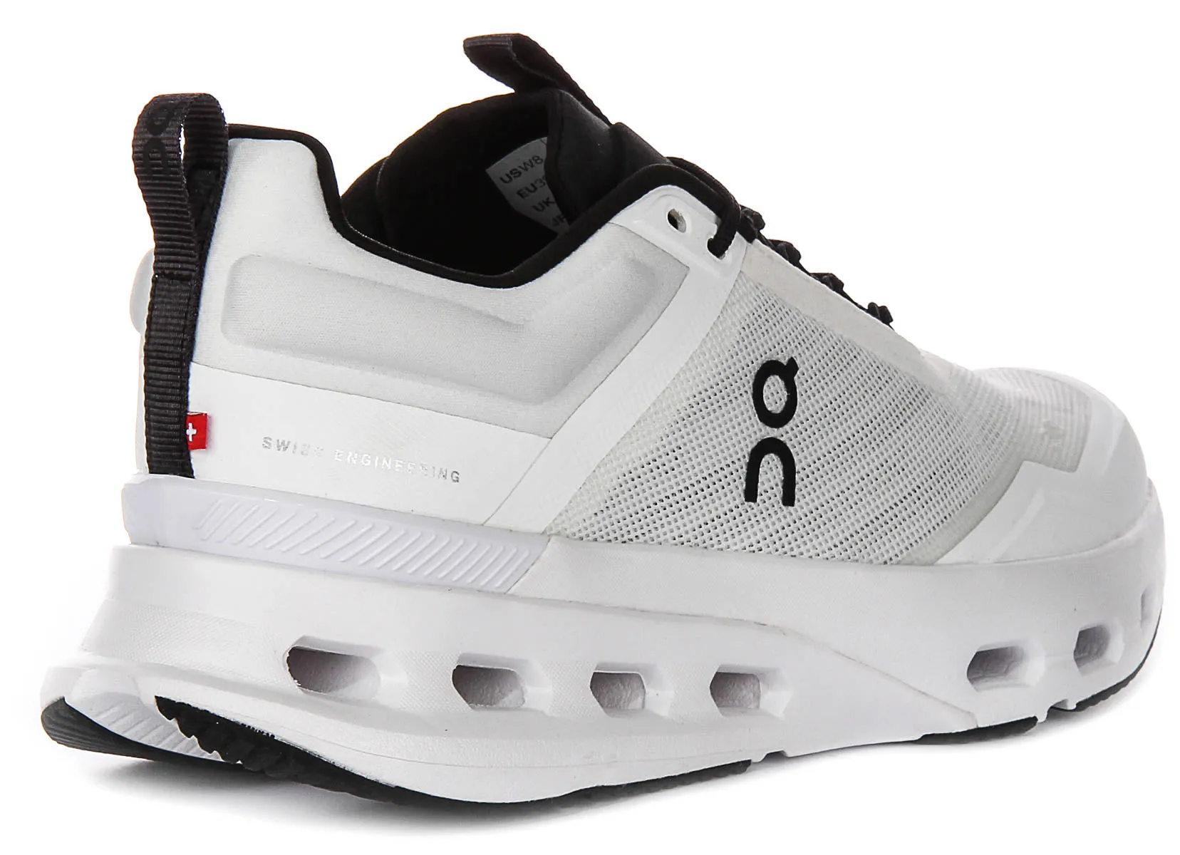 Arch Balance On Running Cloudnova X In White Black For Men