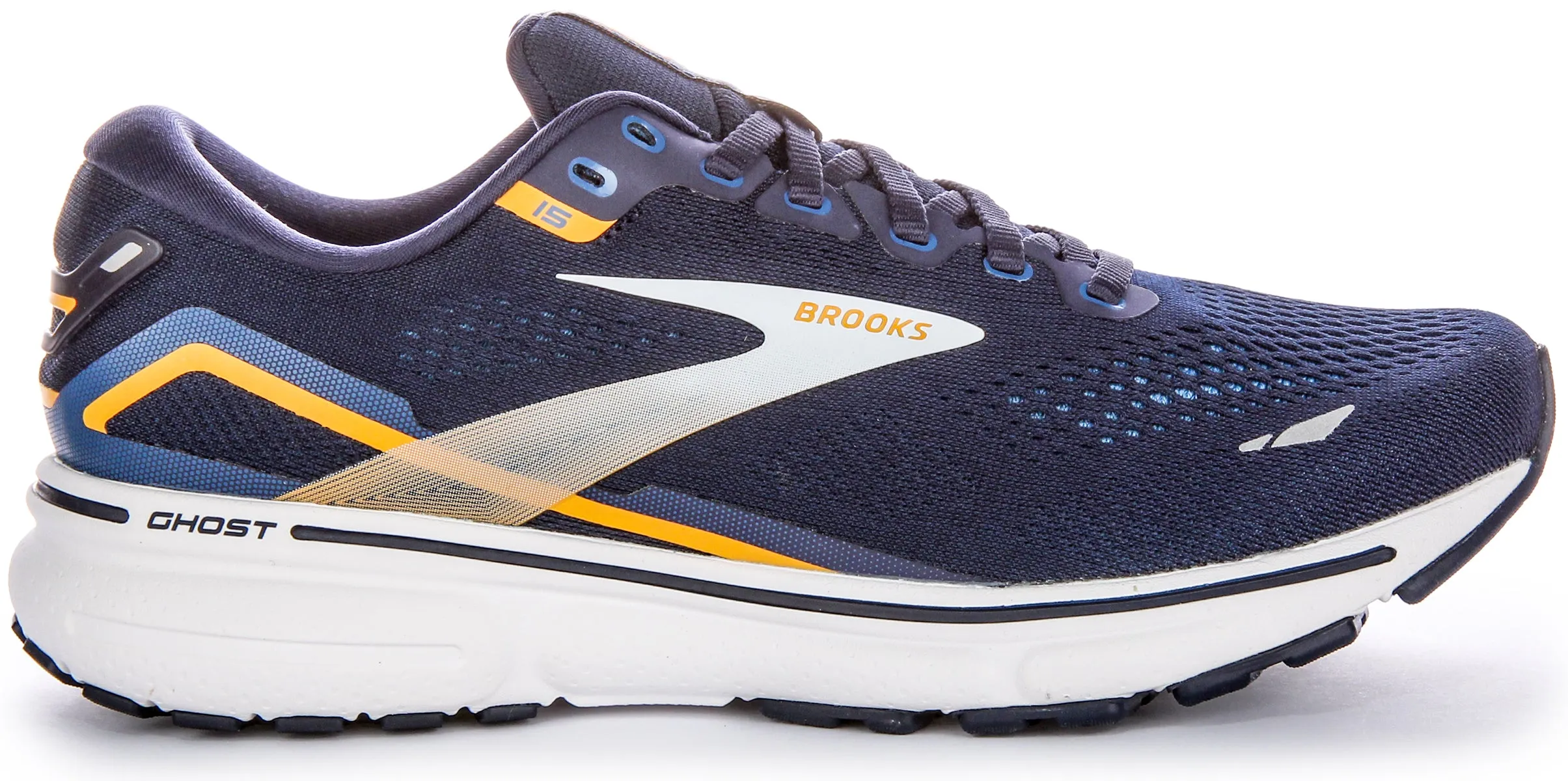 Arch Boost Brooks Ghost 15 In Navy For Men | Narrow Fit