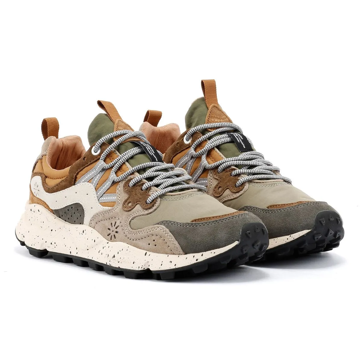 Flower Mountain Yamano 3 Men's Brown Trainers Daily Stretch Shoe structure encourages proper foot positioning