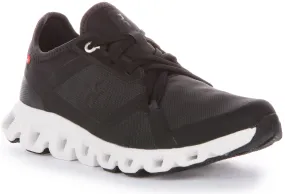On Running Cloud X AD In Black White For Women Compact Form Dynamic Walking