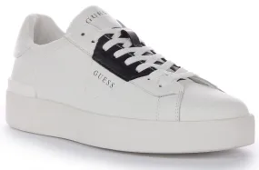 Guess Parma Low Trainers In White Black For Men Step Transition