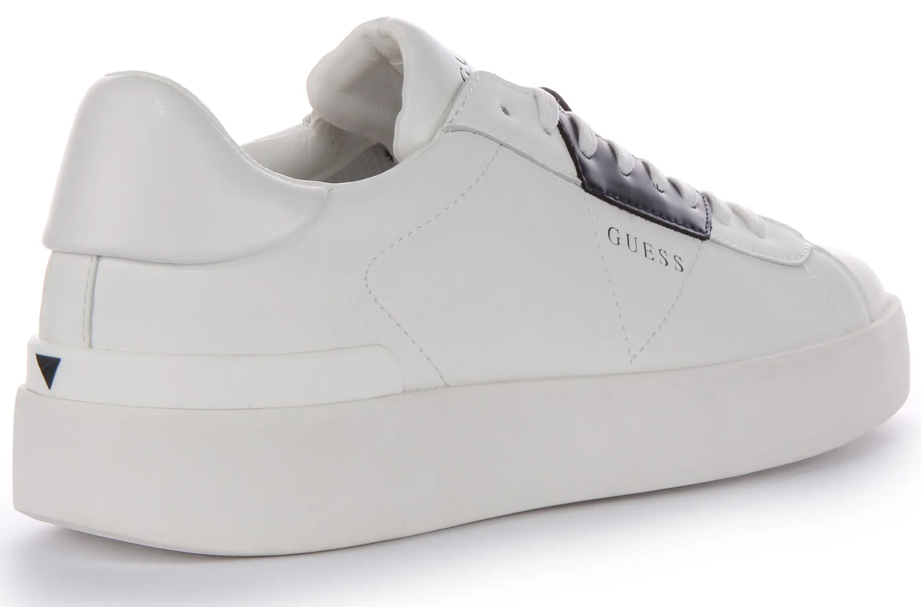 Arch Secure Guess Parma Low Trainers In White Black For Men