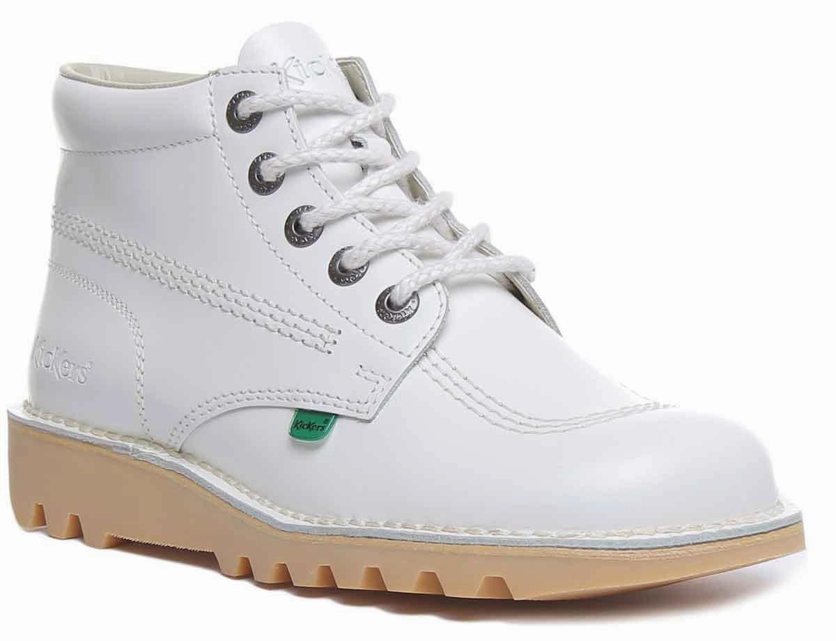 non-slip Classic Appearance Kickers Kick Hi In White