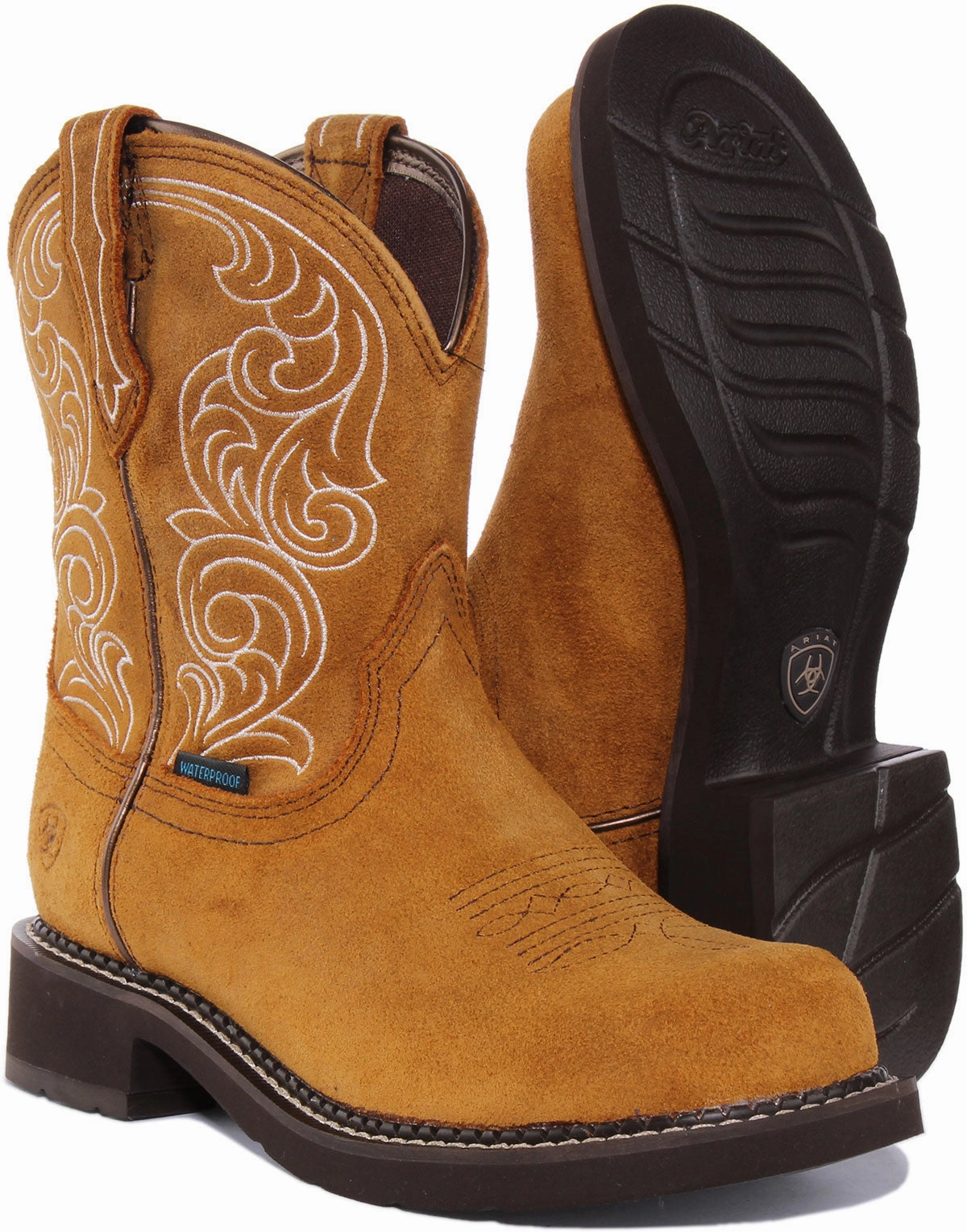 Ariat Fatbaby Heritage Waterproof In Tan For Women Trail Foot Stability Gear
