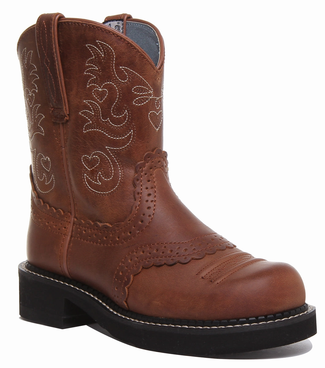 High Glam Style Routine Ariat Fatbaby Saddle In Brown White