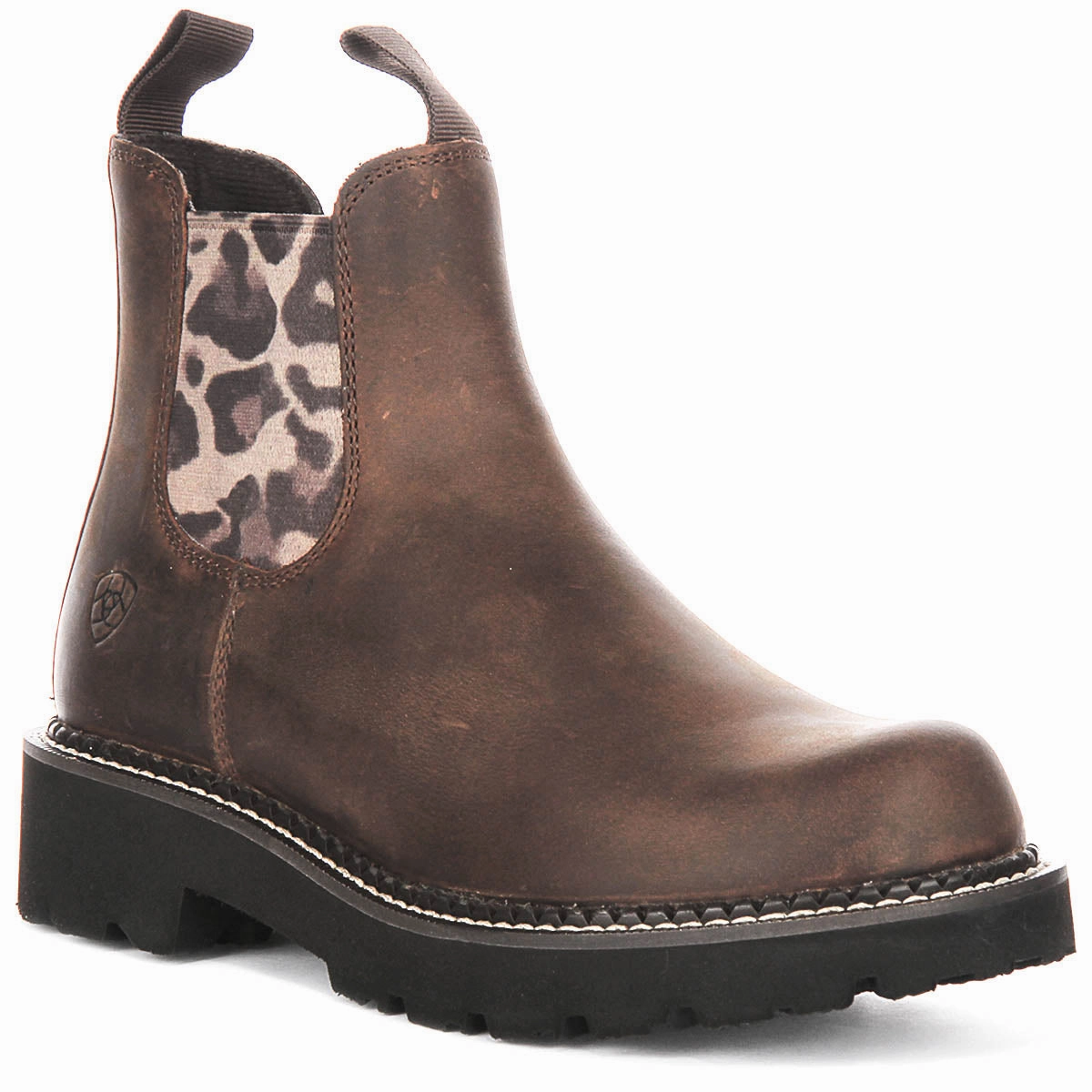 Ariat Fatbaby Twin Gore Chelsea Boots In Tan Brown For Women Mountain Ready Heavy Duty Fit