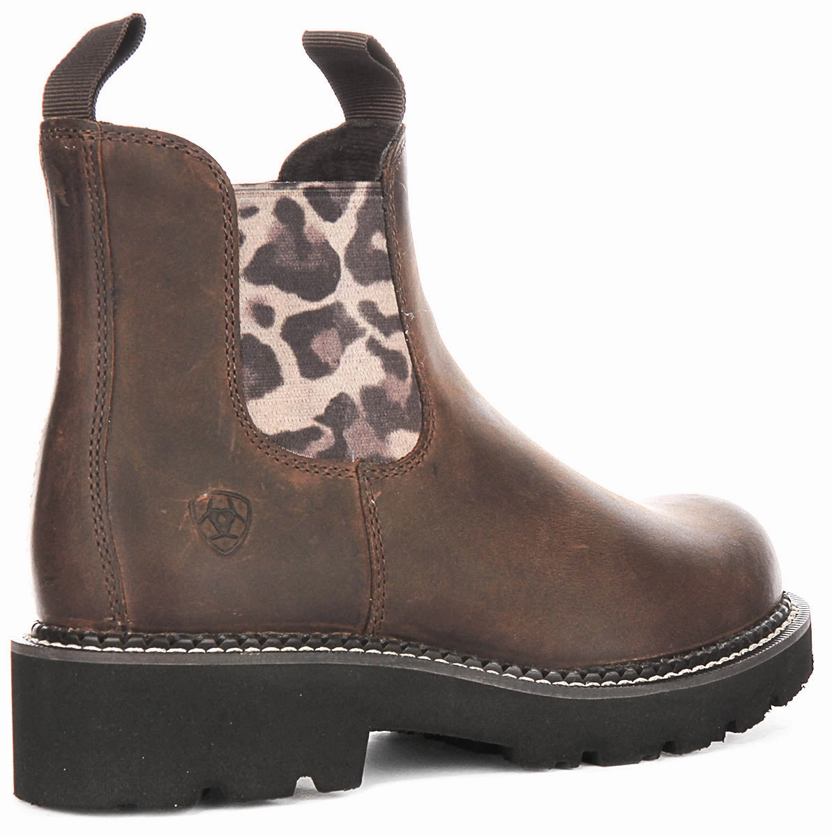 Ariat Fatbaby Twin Gore Chelsea Boots In Tan Brown For Women Rugged Adventure