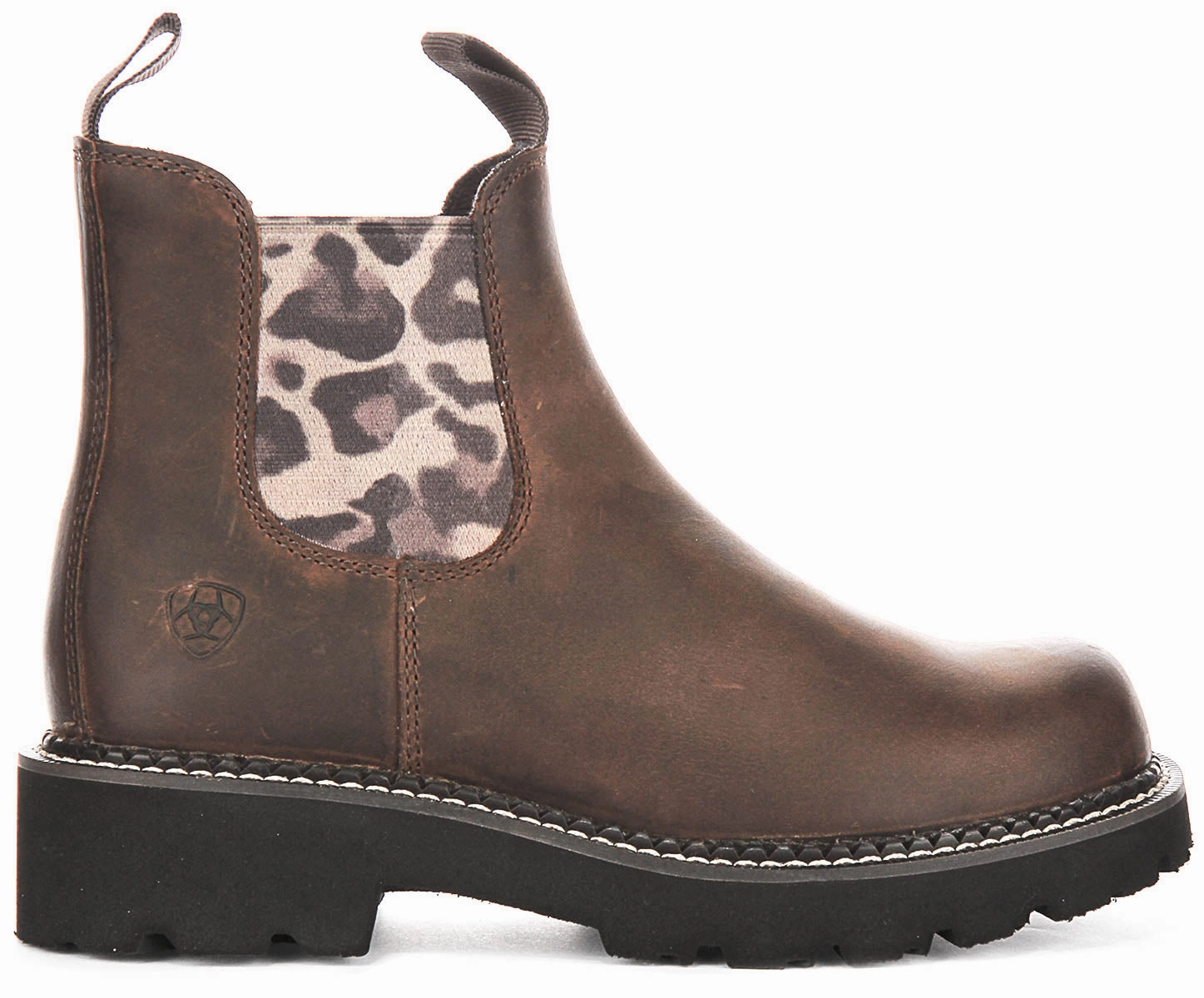 Ariat Fatbaby Twin Gore Chelsea Boots In Tan Brown For Women Rugged Adventure
