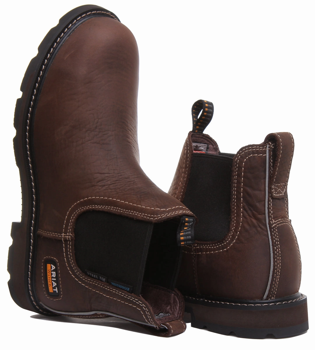 Ariat Ground Breaker In Brown Work Boot Dry Seal