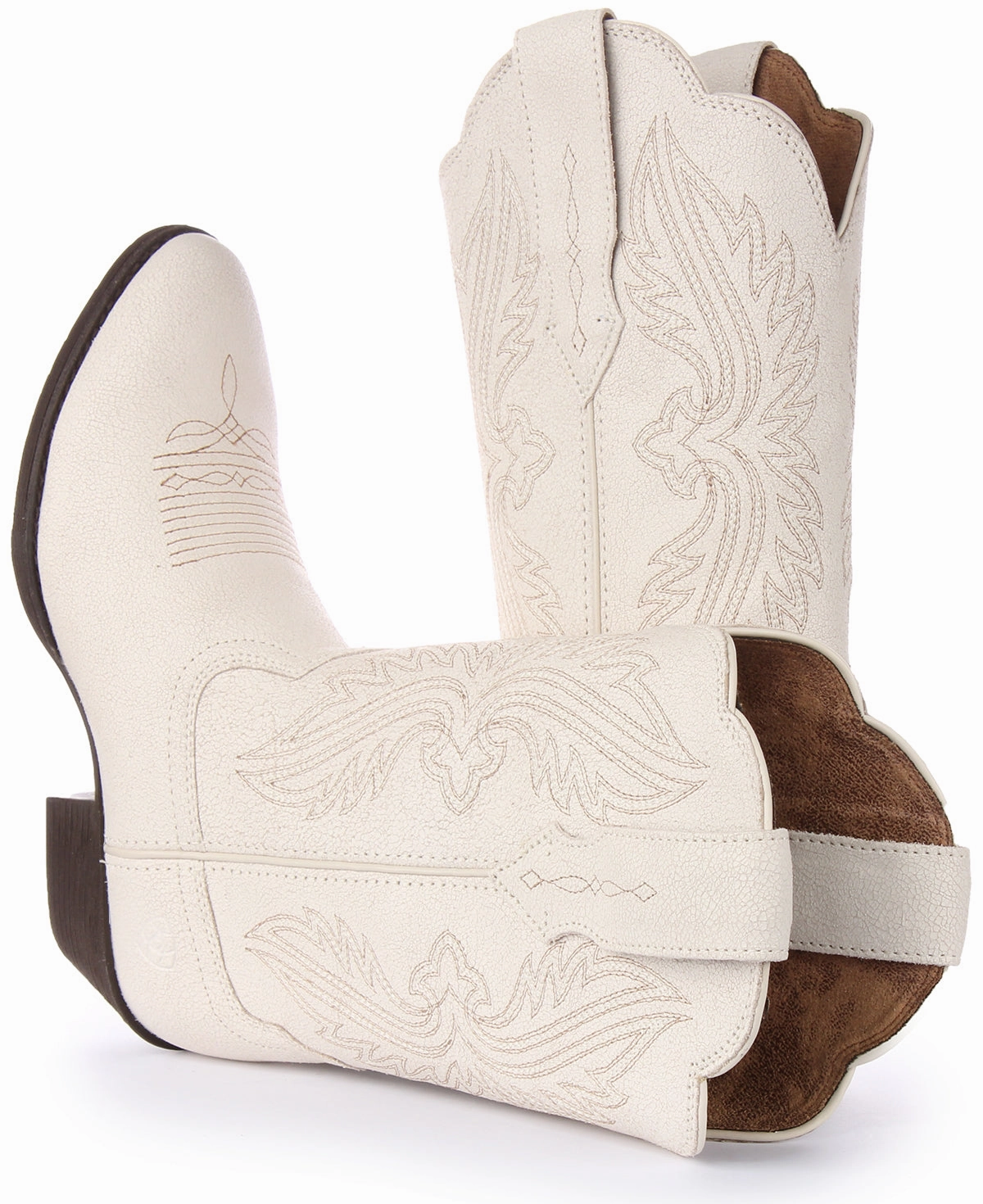 Ariat Heritage R Toe In Off White For Women Refined touch
