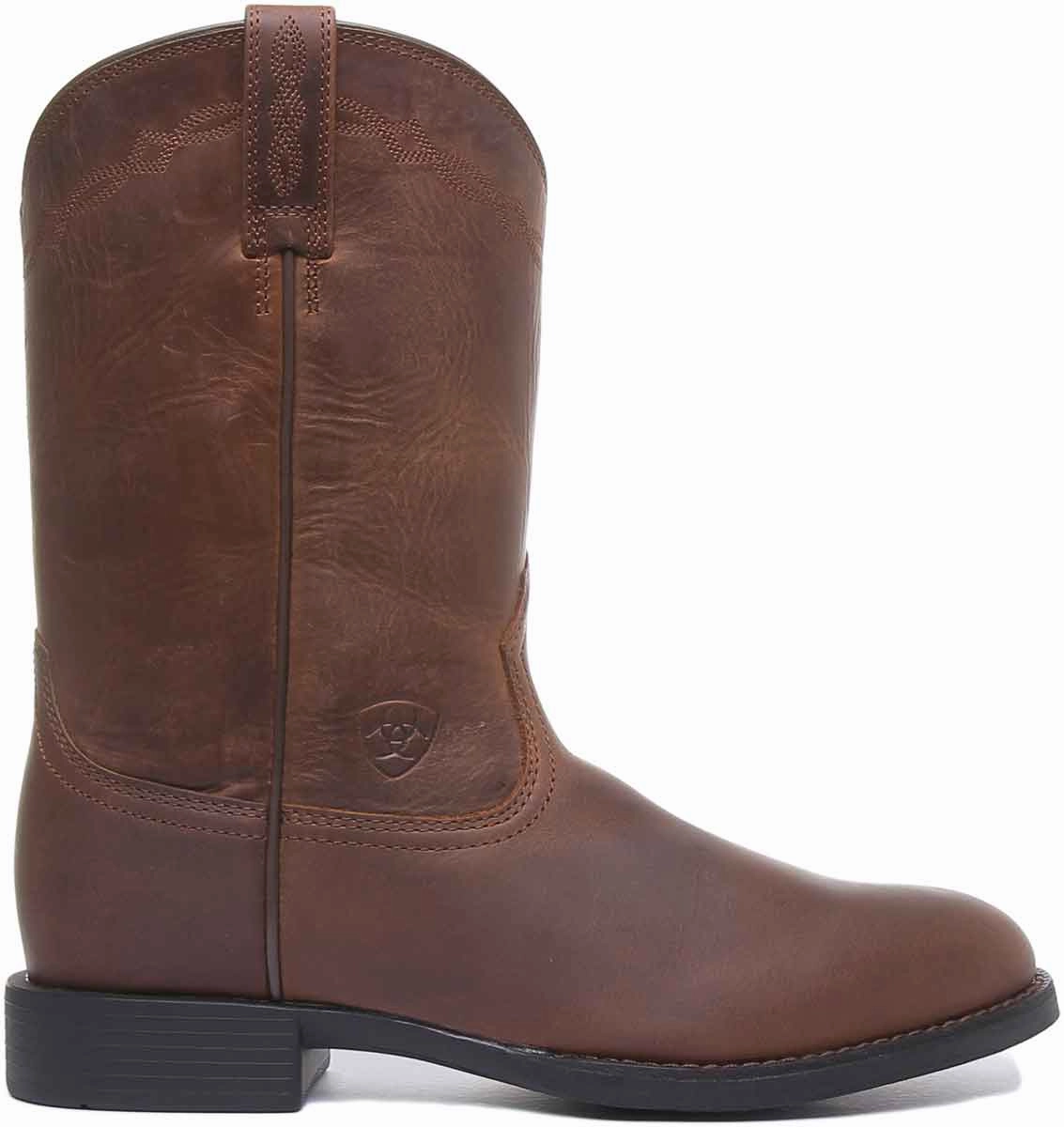 Ariat Heritage Roper In Brown Elevated Touch