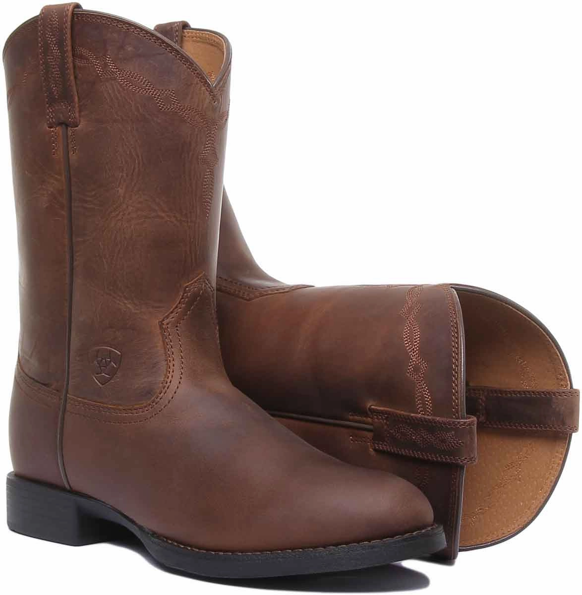 Ariat Heritage Roper In Brown Elevated Touch